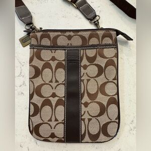 COACH Signature Crossbody bag Brown Small No. 10541 Purse Handbag